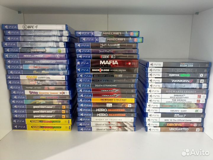 Диски ps4 ps5 оригинал новые