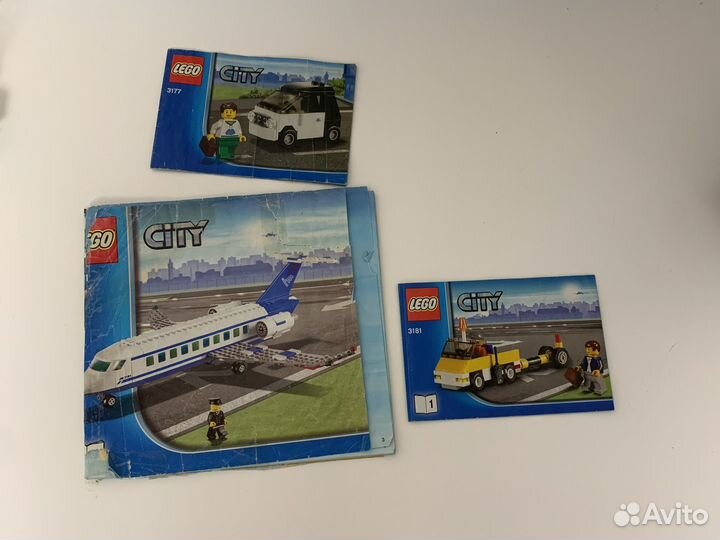 Lego City 3177, 3178, 3179, 3181 Серия Аэропорт