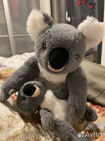 Мягкая Коала IKEA с детенышем в паре