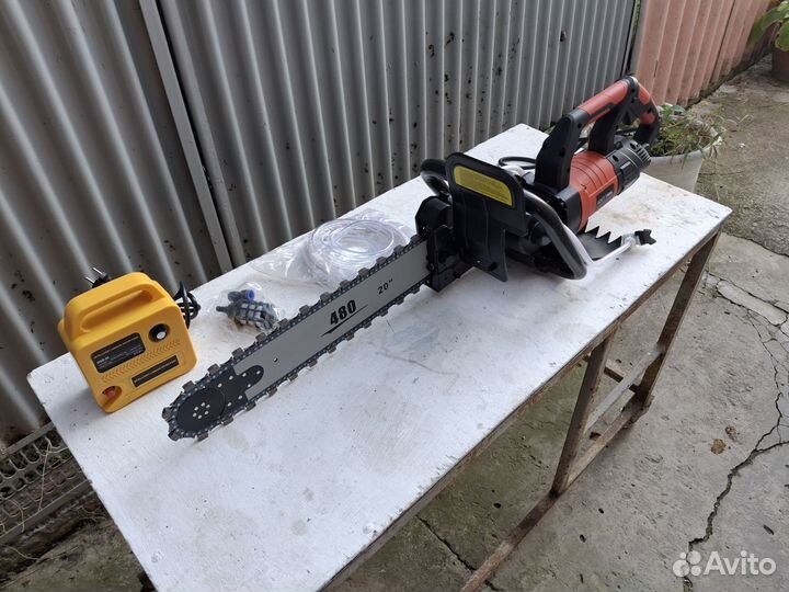 Бетонорез цепной с подачей воды