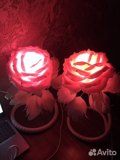 Светильник роза
