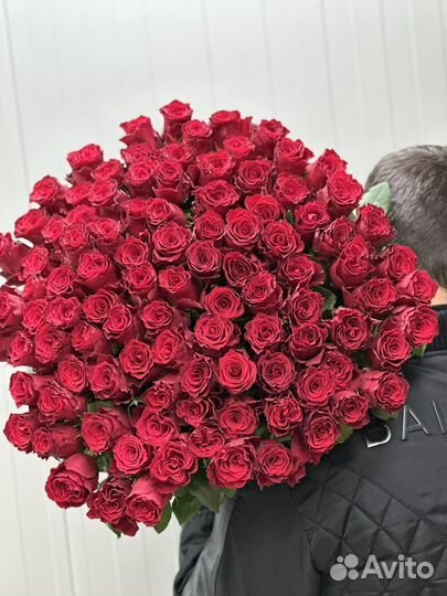 101 роза длина 70 см