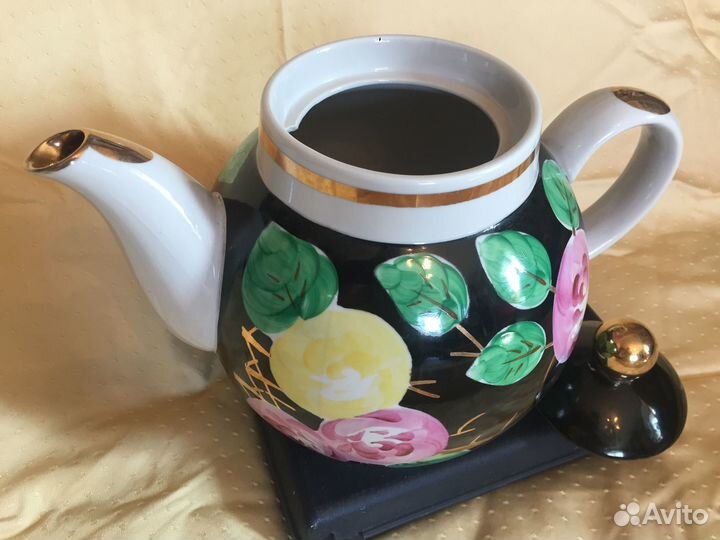 Чайник доливочный фарфоровый 4 л. СССР, ретро