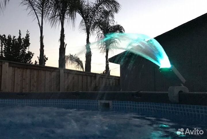 Фонтан для бассейна с LED подсветкой Multi-Color