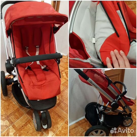 Коляска 2 в 1 Emmaljunga, прогулочная Quinny