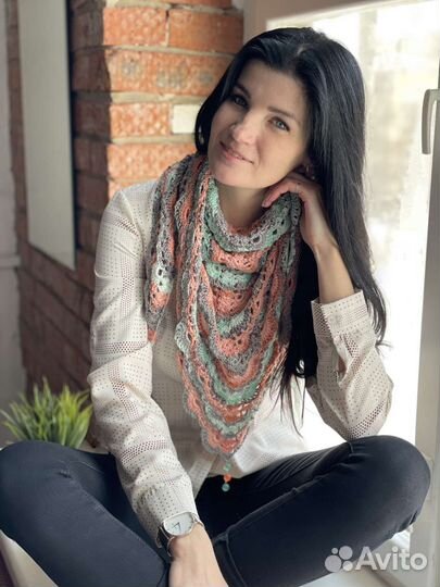 Шарф бактус, платок, косынка