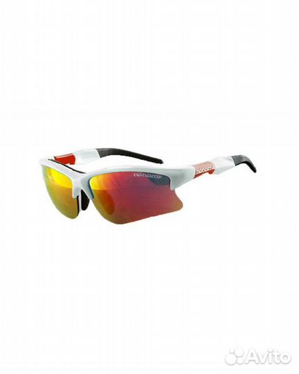 Очки noname wolf racing glases, (White/Red)