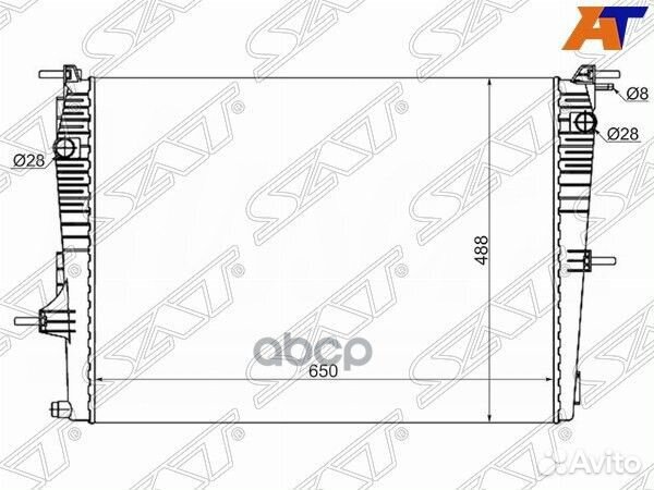 Радиатор Renault Fluence 09-17 / Grand Scenic 0