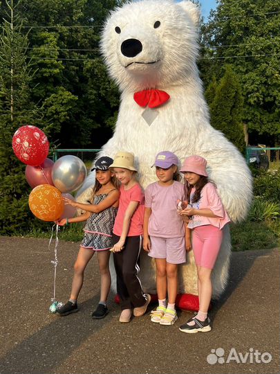 Белый Мишка и Панда)гелиевые шары в продаже