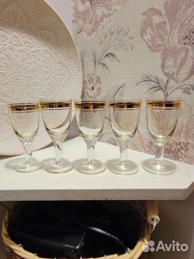 Набор рюмок СССР 5 шт