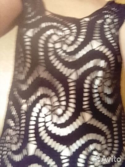 Платье вязаное