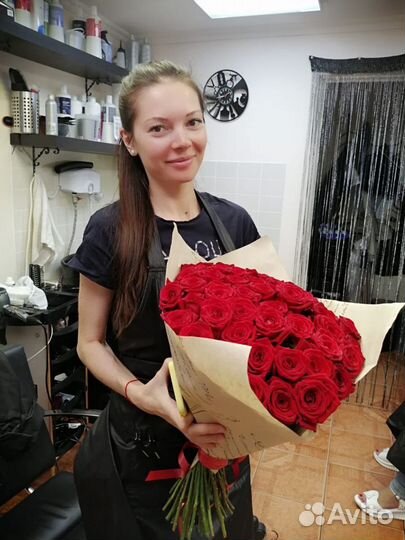 Букет 51 роза эквадор