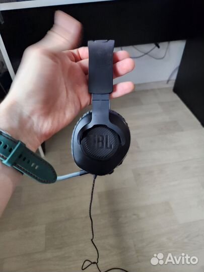 Проводные наушники JBL quantum 100 черный