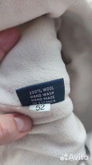 Шапка зимняя детская (шерсть/флис) р.52 Scandica