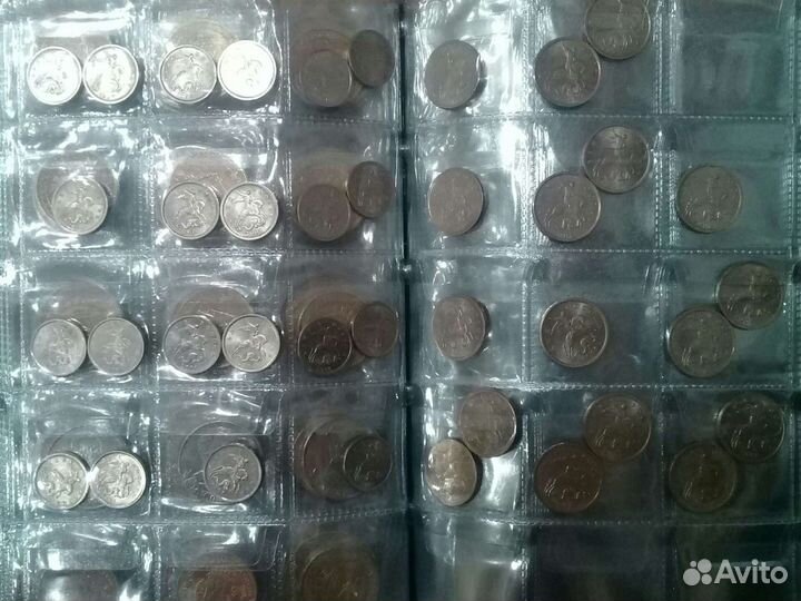 Монеты 1 и 5 копеек 1997 - 2009 спмд и ммд