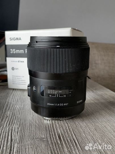 Объектив sigma art 35 mm 1 4 canon