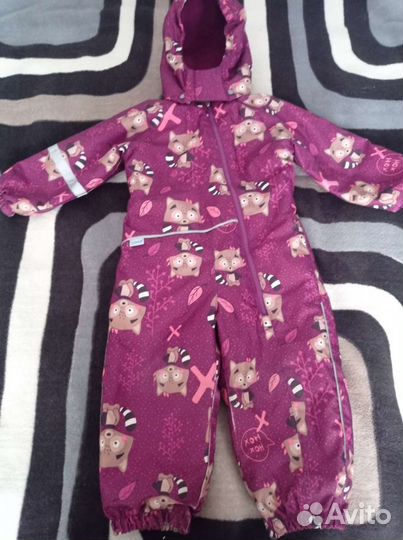Зимний комбинезон для девочки рост 86