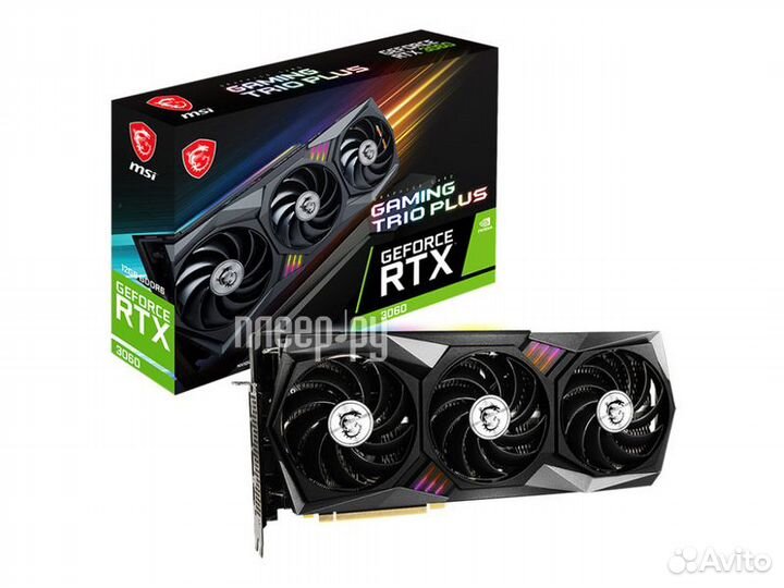 MSI RTX 3060 gaming trio plus 12GB PCI-E 4.0 1