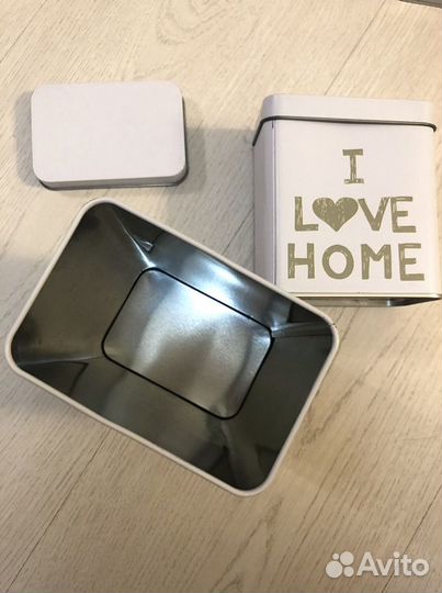Жестяные банки Hoff (I love home) новые