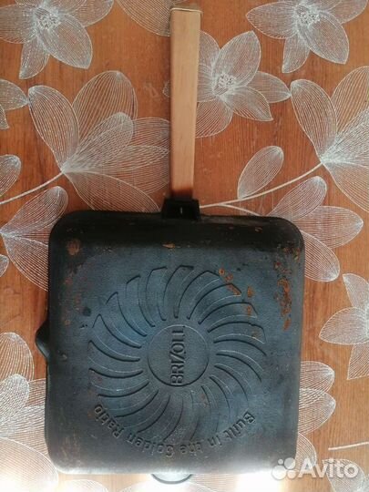 Чугунная сковорода гриль