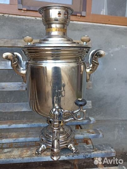 Самовар на дровах старинный