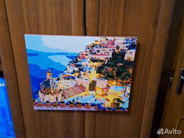 Картины по номерам,цена за 3 шт