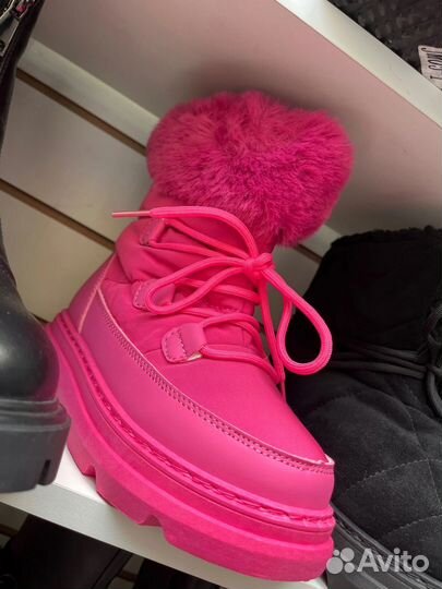 Розовые дутики женские 38, 40 размер