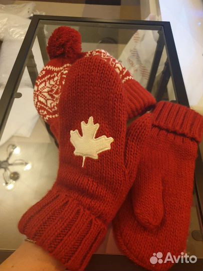 Шапка с рукавицами