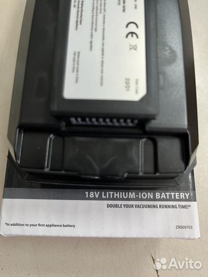 Оригинальный аккумулятор ZR009703 для пылесоса