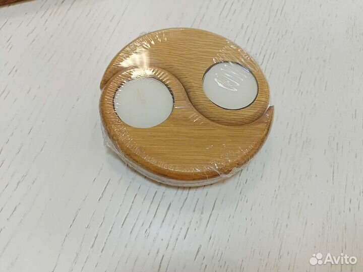 Подарок - Подсвечник из дерева