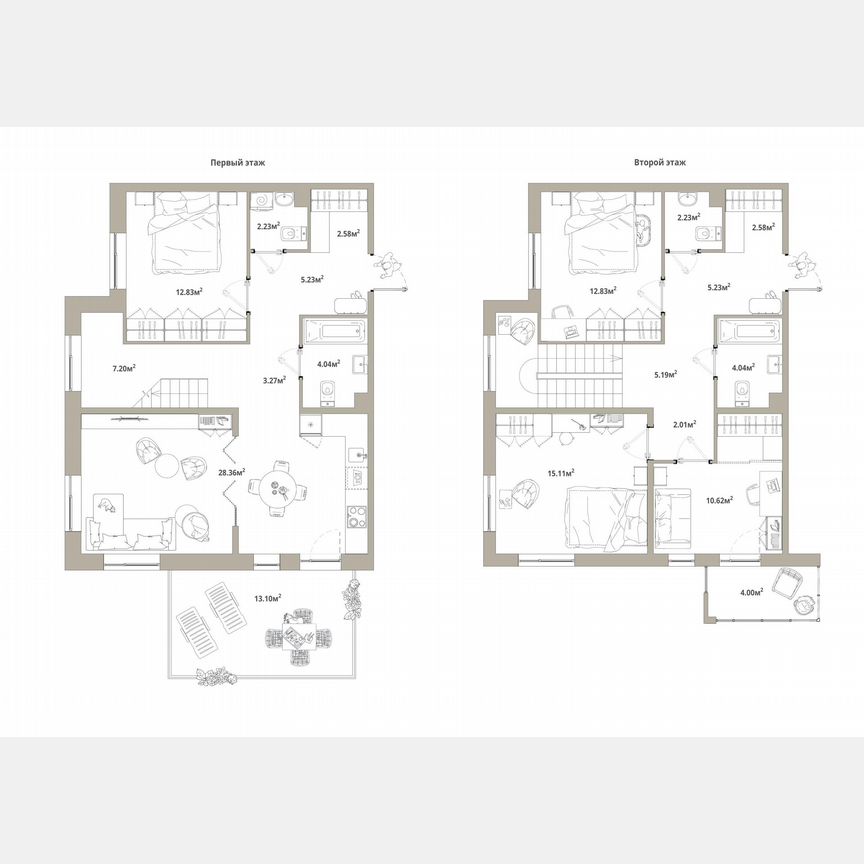 3-к. квартира, 130,7 м², 1/12 эт.