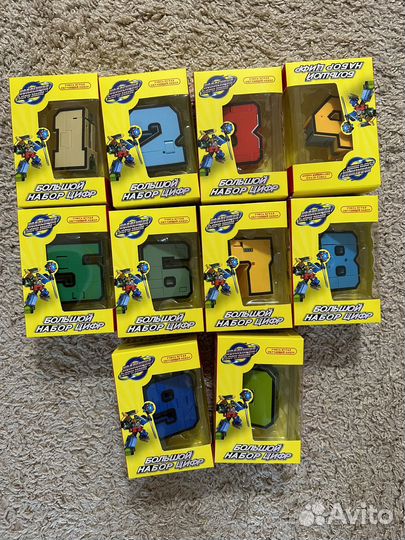 Цифры трансформеры, новый набор