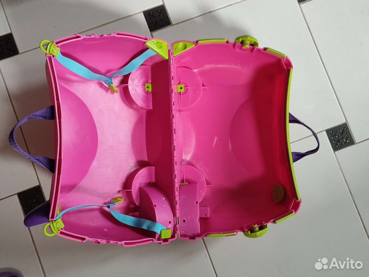 Чемодан на колесах детский бу trunki