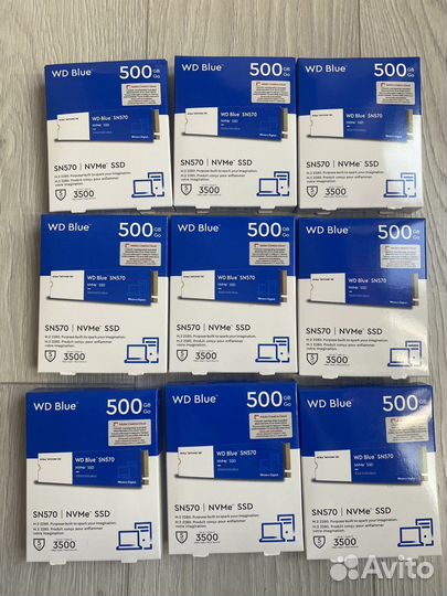 Ssd диск m2 Western Digital WD Blue nvme 500 gb