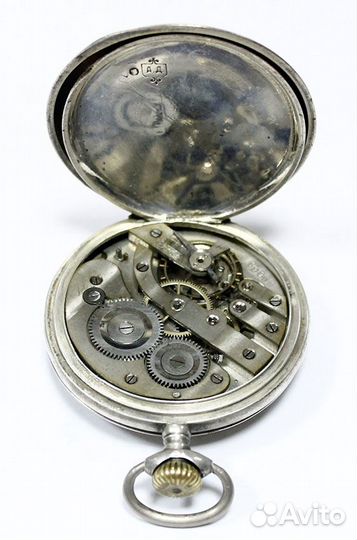 Часы карманные механические. Gustave Jacot Locle
