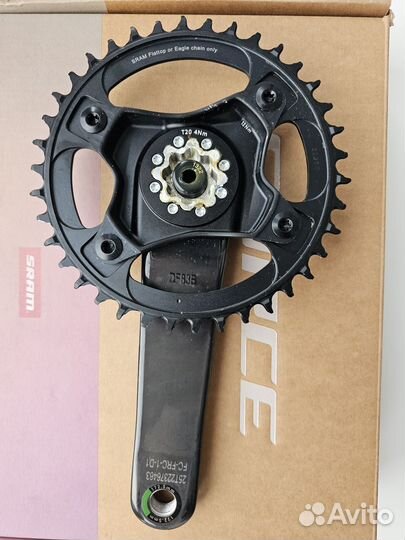 Система карбоновых шатунов Sram Force + звезда 38