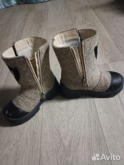 Ботинки валенки зимние детские 28р