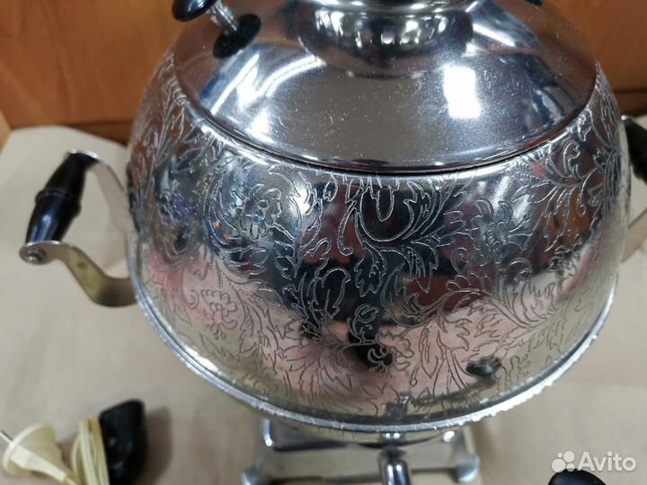 Новый электро Самовар 5 л тисненый,оригинал СССР