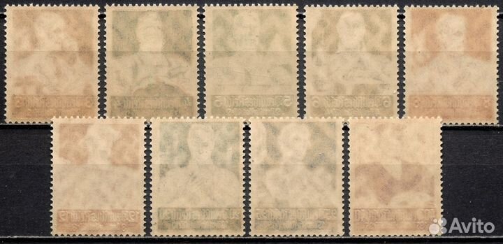 1935 Германия Костюмы Mi 588-597 Люкс MNH