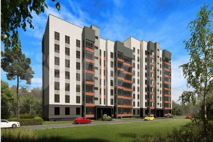 2-к. квартира, 70 м², 6/9 эт.