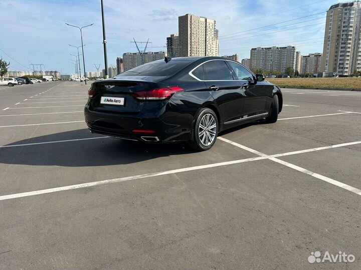 Genesis G80 2.0 AT, 2017, 120 000 км