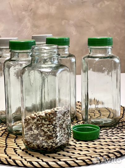 Банки kitchen стекло для хранения специй 370 мл