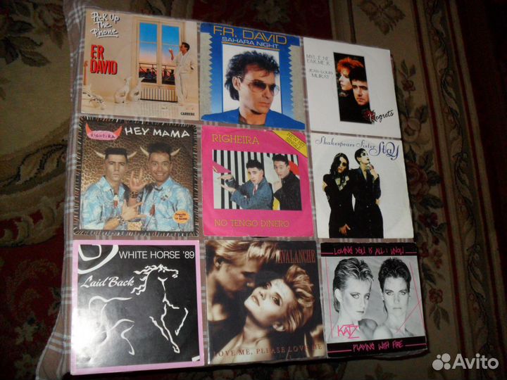 Виниловые пластинки семидюймовые