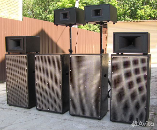 Колонки 4200W 8шт Pro Акустика 12