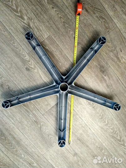 Крестовина офисного кресла,литой алюминий, 73см