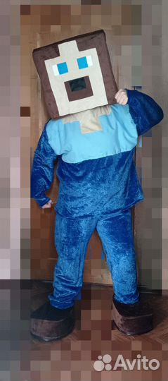 Костюм для аниматора майнкрафт стив