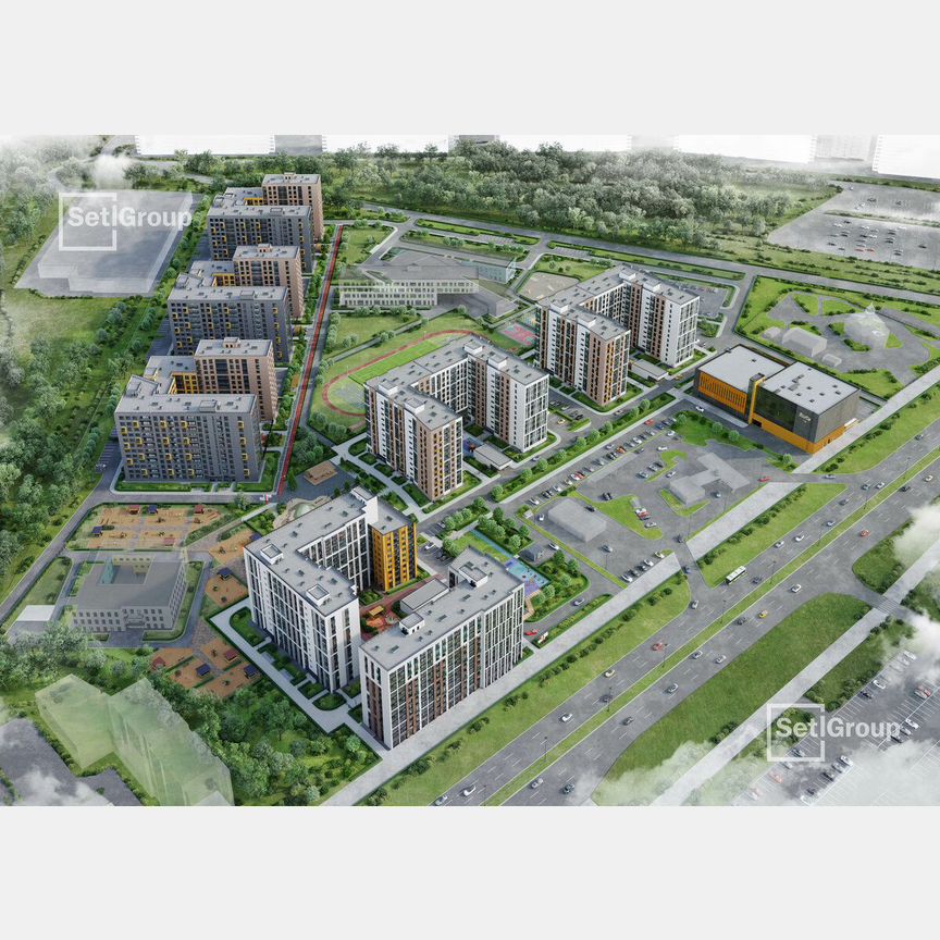 1-к. квартира, 44,2 м², 1/12 эт.