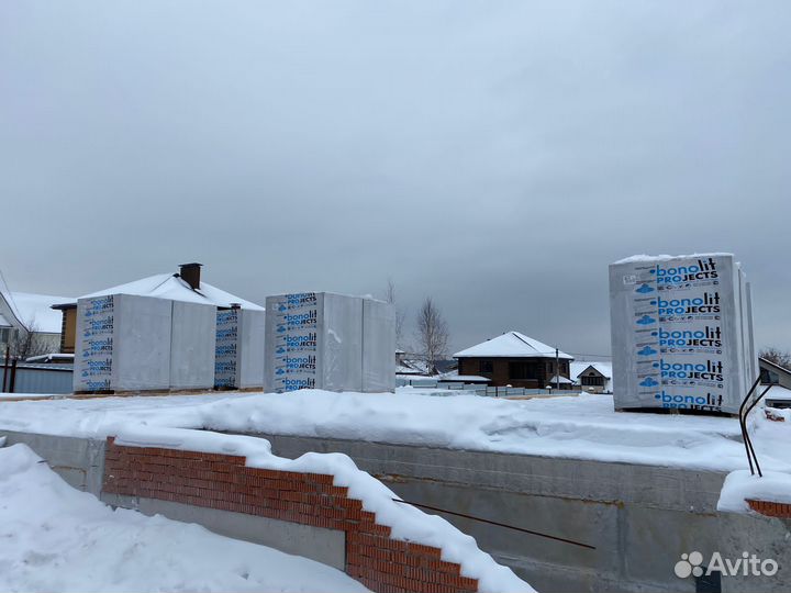 Строительные и перегородочные блоки Бонолит