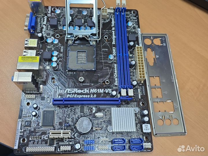 Материнская плата 1155 ASRock H61M-VS