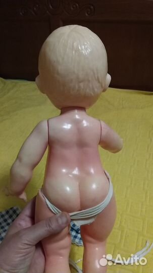Кукла, пупс большой, СССР пластик